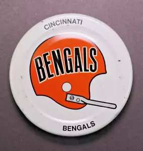 1971 Gatorade Cap / Lid NFL Football Helmet Logo - Cincinnati Bengals - Picture 1 of 2
