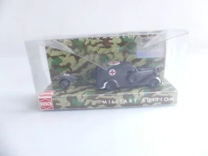 41561 / BUSCH MILITAIRE 1:87 / MERCEDES 170V AVEC REMORQUE - Bild 1 von 2