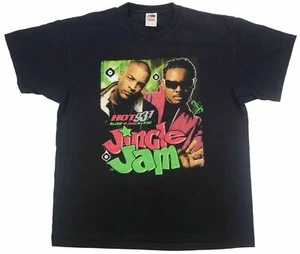 JINGLE JAM HOT 93.7 vintage t shirt TI T PAIN BUSTA RHYMES 08 XL 2008 CT RAP TEE - Picture 1 of 8