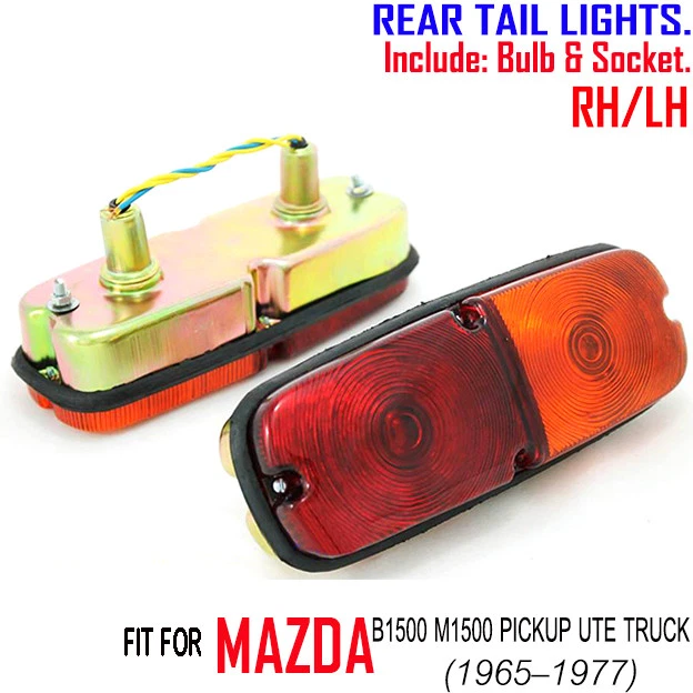 PARA MAZDA PROCED B1500 B1600 Pickup Luz Trasera Lámpara Trasera Piezas de Repuesto PAR Foto 1 de 2