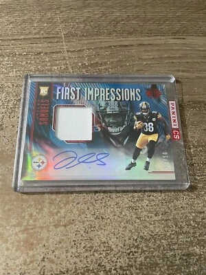 Jaylen Samuels 2018 Panini Illusions First Impressions Jersey Patch Auto #D /50 - Image 1 of 3