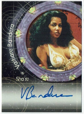 Stargate SG-1 Premiere Edition Auto Autograph Card A5 Vaitiare Bandera as Sha're - Image 1 of 2