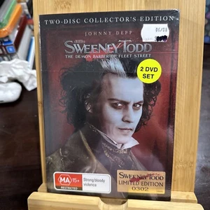 Sweeney Todd DVD Brand New Collector's Limited Edition Numbered Two Disc Edition - Picture 1 of 4