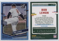 2023 Panini Donruss Holo Carolina Blue Bob Lemon #215 HOF