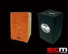 CAJON MP985 NATURAL WOODEN RHYTHM BOX DRUM MANO PERCUSSION MATCHING PADDED BAG