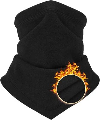 Cachecol aquecedor de pescoço de lã balaclavas inverno à prova de vento esqui quente máscara facial - Imagem 1 de 4