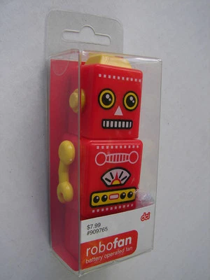 ROBOFAN MINI Robot Portátil Personal Portátil Alimentado por Batería VENTILADOR Genial DIVERTIDO DCI  Foto 1 de 4