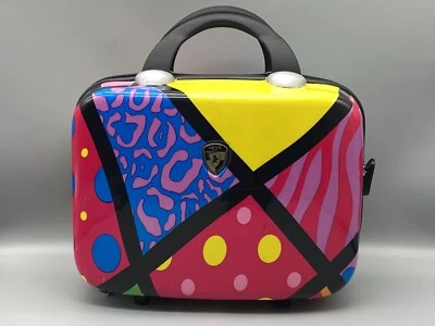 HEYS 12" Milano Pop Collage Maquillaje Estuche Rígido Bolso de Mano para Noche (Sin Correa) Foto 1 de 4