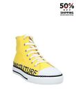 RRP €130 SEMICOUTURE Canvas Sneakers US8 EU38 UK5 High Top Made in Italy