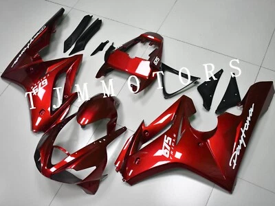 For Daytona 675 2006-2008 Metallic Red ABS Injection Mold Bodywork Fairing Kit - Imagem 1 de 4