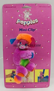 POPPLES MINI CLIP POPPLE POPPOLINI PLÜSCH PLÜSCH MATTEL VINTAGE 1986 NEU IM KARTON - Bild 1 von 2