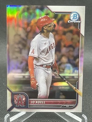 2022 Bowman Chrome Refractor #29 Jo Adell /499 - Angels - Image 1 of 3