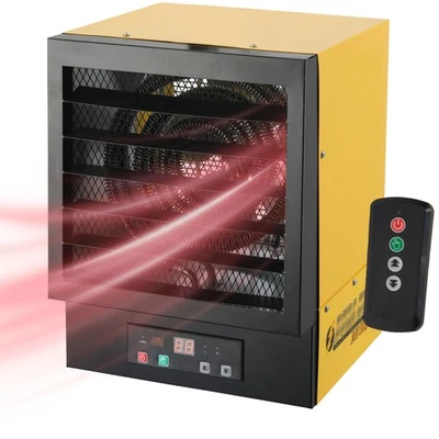 EWH5510 Electric Forced Air Heater with Remote Control 17,060 Btu, Yellow, Large - Image 1 of 4