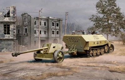 KIT MODELLINO CARRO ARMATO DRAGON SD.KFZ251/1 AUSF.D MIT 7,5 PAK 40 SCALA 1/35 - Immagine 1 di 4