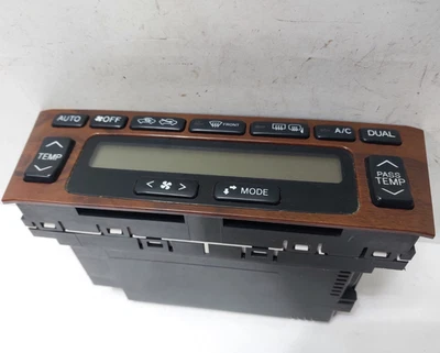 2000-2004 Toyota Avalon приборной панели цифровой экран климат-контроль нагреватель ОВК дерева - Изображение 1 из 4