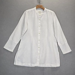 J Jill Tunika Shirt Oberteil Damen Langarm Weiß Eleganz Größe S - Bild 1 von 12