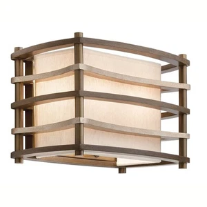 Wandleuchte Kiki Paño Bronce Beige B :3 0cm Anguloso Diseño Lámpara Salón Piso - Imagen 1 de 1