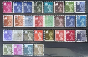 WALES  Machins 30 different MNH - Picture 1 of 1