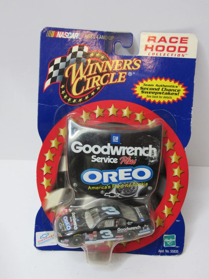 2001 Dale Earnhardt 3 NASCAR Race Hood Series Oreo Winner Circle 1 64