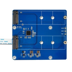 Expansion Board Module for 5 PCIE M.2 Dual SSD Expansion Board NVME4902 - Afbeelding 1 van 10