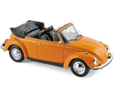 VW Volkswagen Käfer 1303 Cabrio - 1973 - orange - Norev 1:18 - Imagen 1 de 2