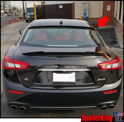 Rear Roof Spoiler Window Wing (Fits: Maserati Ghibli 2014-2024) 284R - Image 1 of 4