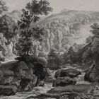 Johann Christian Reinhart Vicino a Subiaco Italien Romantik Orig Radierung 1794