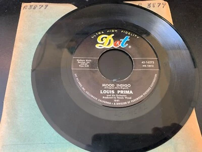45 Louis Prima "Come Back To Sorrento/ Mood Indigo"  DOT  VG+ - Image 1 of 4