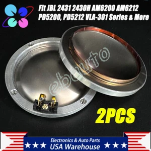 2PCS 76.2mm Diaphragm For JBL 2431H 2430H 2435 SRX712 SRX714 VLA301 601 PD5200 - Picture 1 of 7