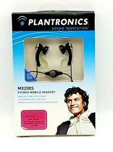 Plantronics MX200S Stereo Mobile Headset Samsung SG 4 With Call/Answer End   New
