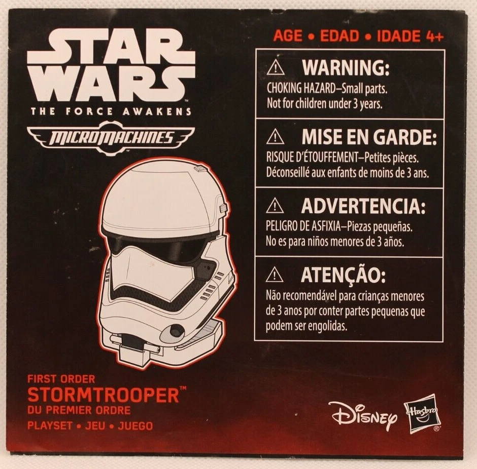 Micro Machines Star Wars Force Awakens Stormtrooper Playset Instructions Only - Image 1 of 2