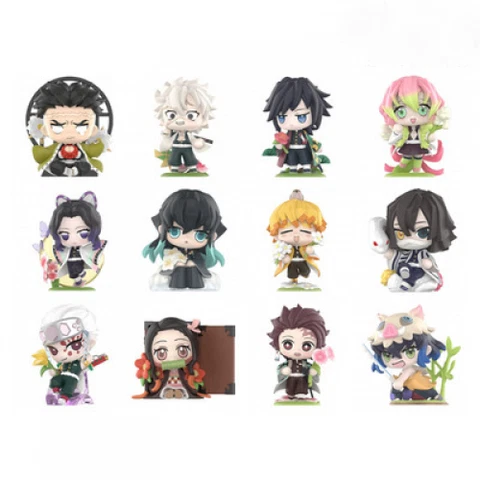Genuine POPMART Demon Slayer Birth Flower Series Confirmed Blind Box Figure Cover
