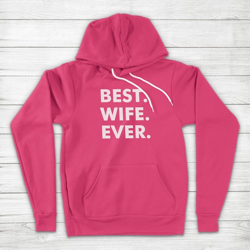 VALENTINO Maglione con cappuccio migliore moglie di sempre regalo festa della mamma compleanno mamma moglie compleanno