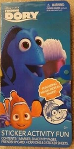 Disney Finding Dory Sticker Activity Book Fun & coloring. USA A-8 &  C1 - Picture 1 of 3
