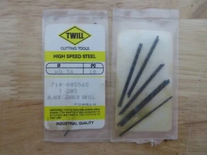 10 pezzi TWILL Calibro Filo Numero #56 Jobber Lunghezza Ossido Nero Trapano Torsione BRASILE - Foto 1 di 1