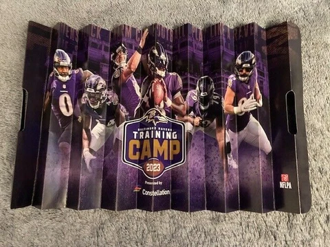 2023 BALTIMORE RAVENS Training Camp Rally Towel+pic roster JACKSON,SMITH,ANDREWS Cover