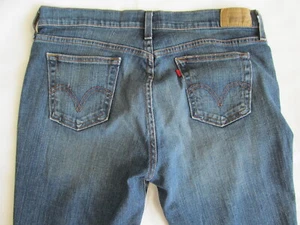 Pantalones de mezclilla para mujer Levi's corte bota 515 talla 12 cortos 30 entrepiernas medianos azul lavado - Imagen 1 de 8