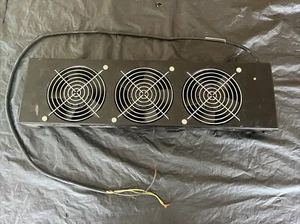 EDM W2S107-AB07-13 115V 1.5A Fan Tray (3 Fans) (No plug) - Picture 1 of 19