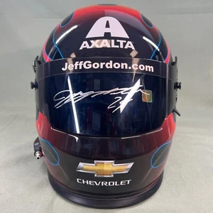 Jeff Gordan Autographed Nascar Axalta Flames Full Size Helmet Auto Signed COA - Picture 1 of 11