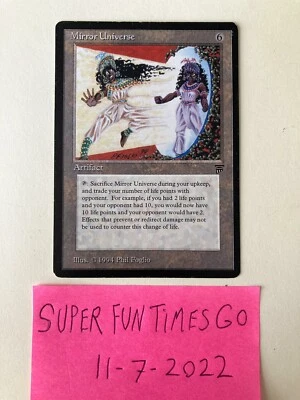 Magic The Gathering MTG - Mirror Universe - LEGENDS - Light Play - Artifact - Image 1 of 2