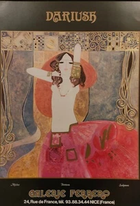 Affiche Du Peintre" Dariush" De La Galerie Ferrero A Nice - Imagen 1 de 11