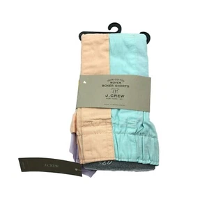 J.Crew 100% Cotton Colorblock Woven 4" Boxer Shorts for Men Colorful XS - Picture 1 of 5