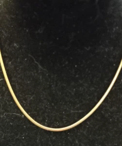 Collar Cadena Serpiente Tono Oro 15" Colgante Taipari Pat - Imagen 1 de 8