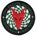 4" Air Force 119Fs Green Flag 21-03 Jersey Devils Round Embroidered Jacket Patch