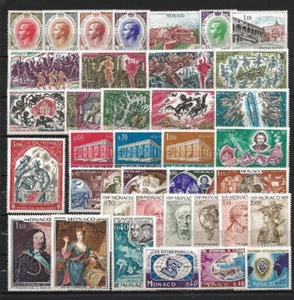 Monaco #YT0772-YT808/YTPA93 MNH 1969 Year Set [712-751 C75] - Picture 1 of 1