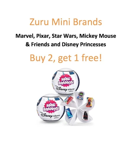 Zuru 5 Surprise Disney, Pixar, Star Wars Mini Brands ~ YOU PICK ~ Series 1 Cover