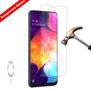 Anti-Bubble 9H HD Tempered Glass Screen Protector Flim for Samsung Galaxy A20 - Picture 1 of 1