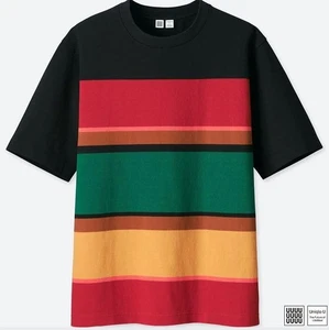 Camiseta Uniqlo U Multi-Border L - Sin defectos - Imagen 1 de 6