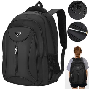 17.3" Laptop Backpack Waterproof Large Men Women Boys Rucksack Travel School Bag - Picture 1 of 14