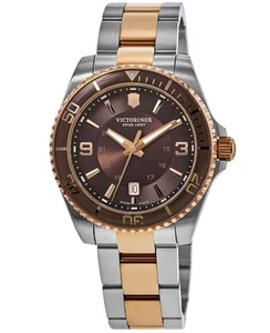 Nuevo Reloj Victorinox Swiss Army Maverick Grande Cuarzo Esfera Marrón Para Hombre 241951 - Imagen 1 de 4